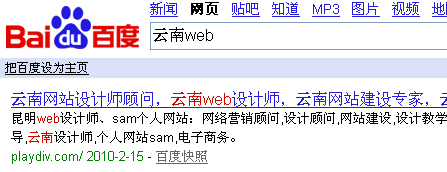 云南网站设计师