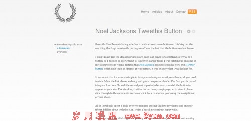 jackosborne 500x242 55 Examples of Minimalistic Web Design