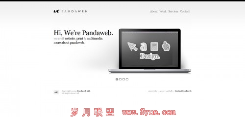 pandaweb 500x240 55 Examples of Minimalistic Web Design