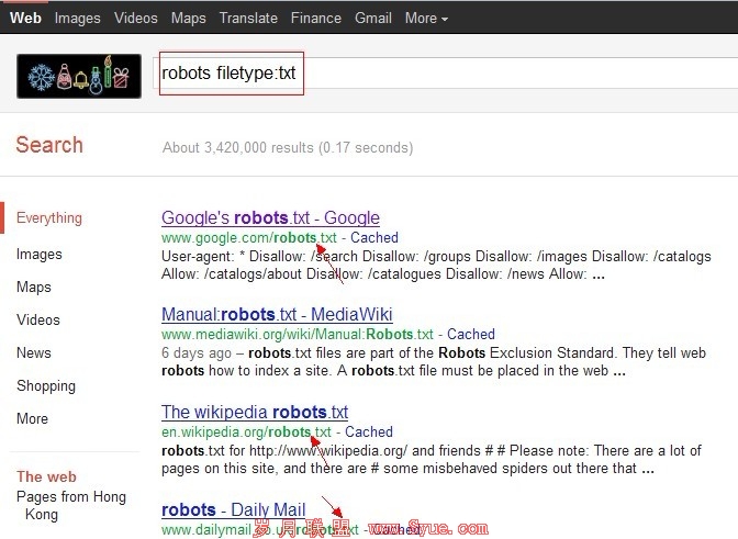 robots filetype:txt