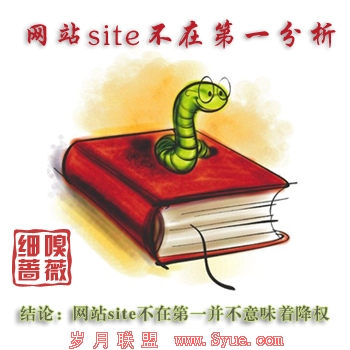 网站site不在首页是否意味着降权?